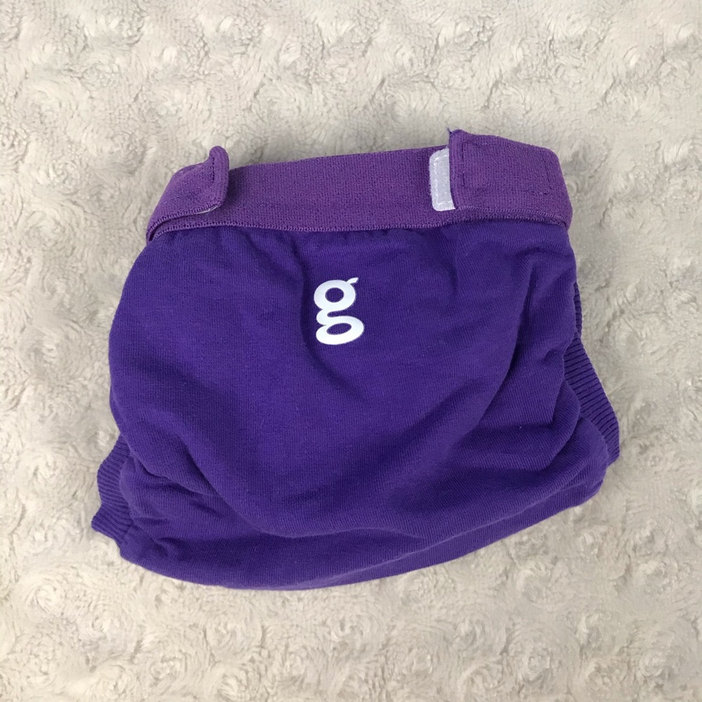 G Diapers Purple Cloth Diaper Size Small 8-14 lbs